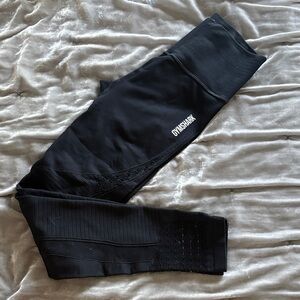 Gymshark Kids Black Seamless Performance Leggings